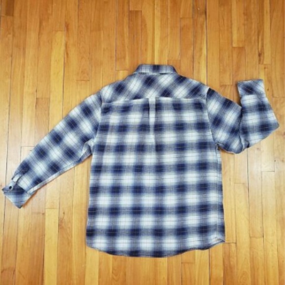 Oneill Mens Purple Plaid Button Down - Picture 5 of 6